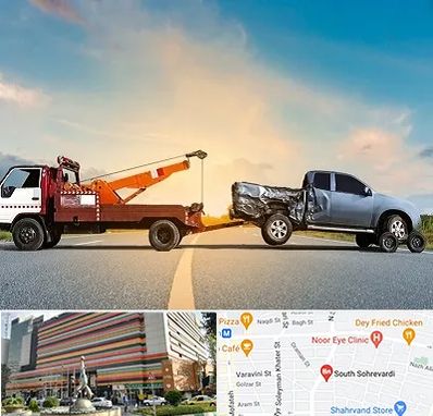 یدک کش شبانه روزی در سهروردی 