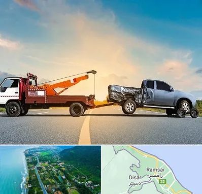 یدک کش شبانه روزی در رامسر