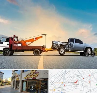 یدک کش شبانه روزی در عطاران قم