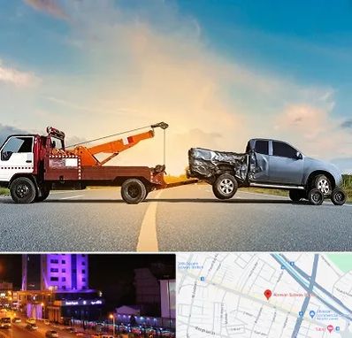 یدک کش شبانه روزی در آبرسان تبریز