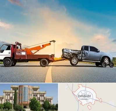 یدک کش شبانه روزی در دهدشت