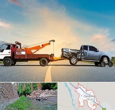 یدک کش شبانه روزی در سراوان