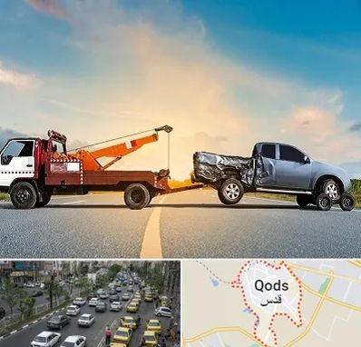 یدک کش شبانه روزی در شهر قدس