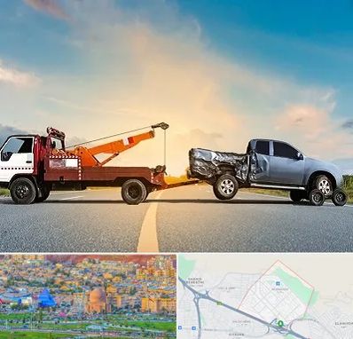 یدک کش شبانه روزی در رشدیه تبریز