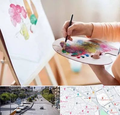 آموزشگاه نقاشی اکریلیک در خیابان زند شیراز