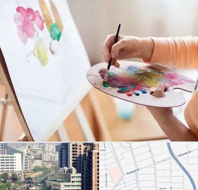 آموزشگاه نقاشی اکریلیک در خیابان بهشتی