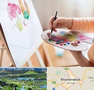 آموزشگاه نقاشی اکریلیک در خرم آباد