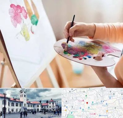 آموزشگاه نقاشی اکریلیک در میدان شهرداری رشت