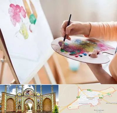 آموزشگاه نقاشی اکریلیک در سمنان