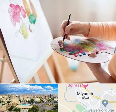 آموزشگاه نقاشی اکریلیک در میانه