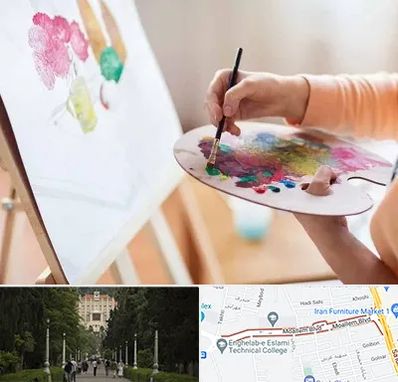 آموزشگاه نقاشی اکریلیک در بلوار معلم رشت 