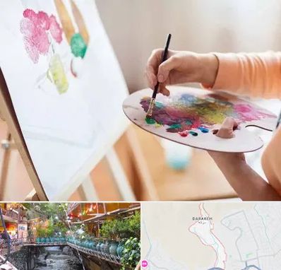 آموزشگاه نقاشی اکریلیک در درکه