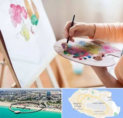آموزشگاه نقاشی اکریلیک در کیش