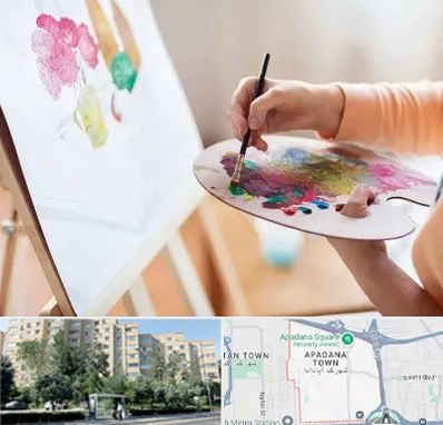 آموزشگاه نقاشی اکریلیک در آپادانا