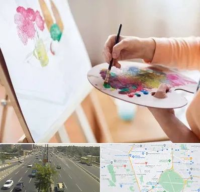 آموزشگاه نقاشی اکریلیک در منطقه 17 تهران