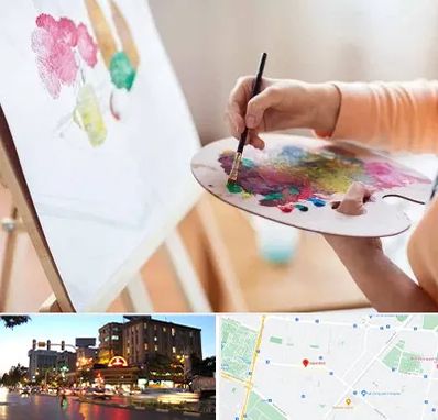 آموزشگاه نقاشی اکریلیک در بلوار سجاد مشهد