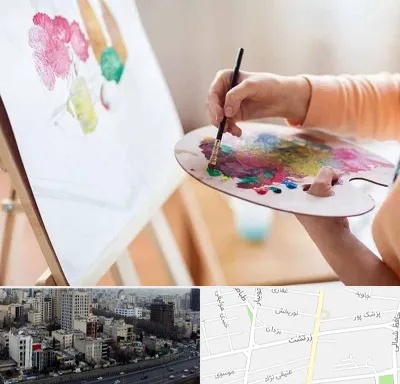 آموزشگاه نقاشی اکریلیک در زرتشت