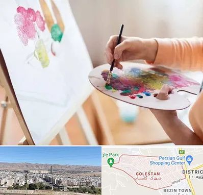 آموزشگاه نقاشی اکریلیک در شهرک گلستان شیراز