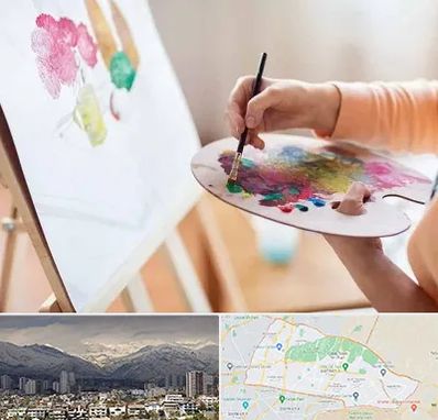 آموزشگاه نقاشی اکریلیک در منطقه 4 تهران