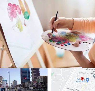 آموزشگاه نقاشی اکریلیک در چهارراه طالقانی کرج