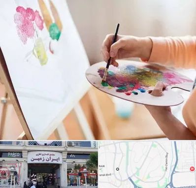 آموزشگاه نقاشی اکریلیک در ایران زمین