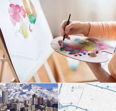 آموزشگاه نقاشی اکریلیک در ازگل