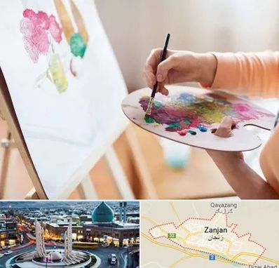 آموزشگاه نقاشی اکریلیک در زنجان