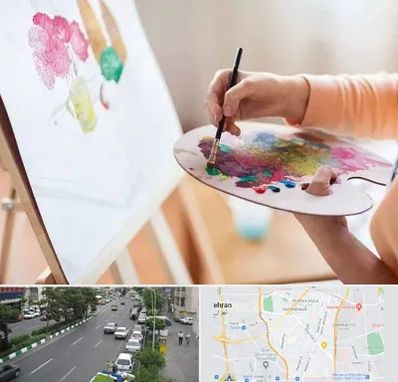 آموزشگاه نقاشی اکریلیک در ستارخان 