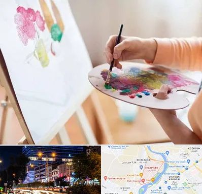 آموزشگاه نقاشی اکریلیک در کیانپارس اهواز