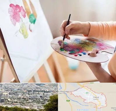 آموزشگاه نقاشی اکریلیک در یاسوج