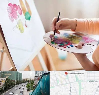 آموزشگاه نقاشی اکریلیک در بلوار فرحزادی