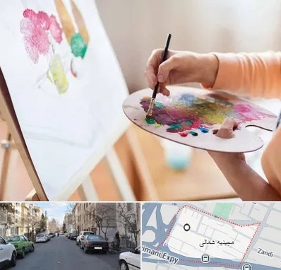 آموزشگاه نقاشی اکریلیک در مجیدیه شمالی