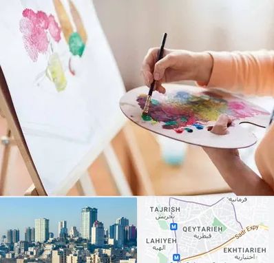 آموزشگاه نقاشی اکریلیک در قیطریه 