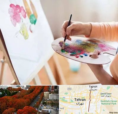 آموزشگاه نقاشی اکریلیک در ولیعصر 