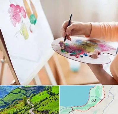 آموزشگاه نقاشی اکریلیک در گیلان