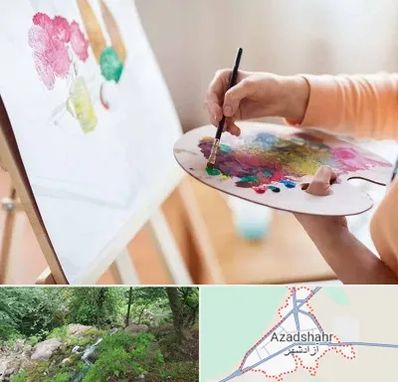 آموزشگاه نقاشی اکریلیک در آزادشهر