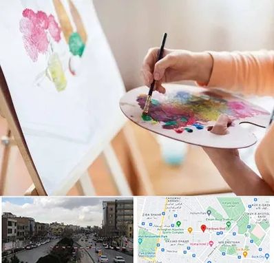 آموزشگاه نقاشی اکریلیک در بلوار فردوسی مشهد