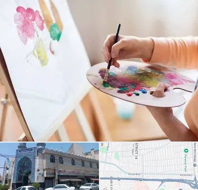 آموزشگاه نقاشی اکریلیک در بلوار ابوذر