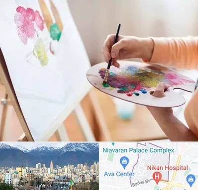 آموزشگاه نقاشی اکریلیک در آجودانیه 