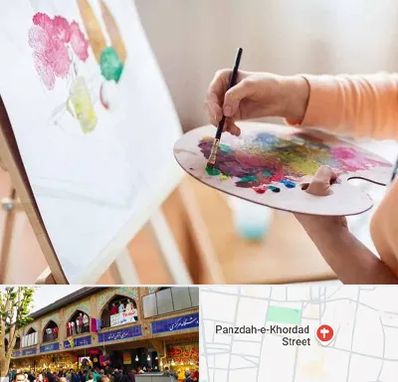 آموزشگاه نقاشی اکریلیک در 15 خرداد