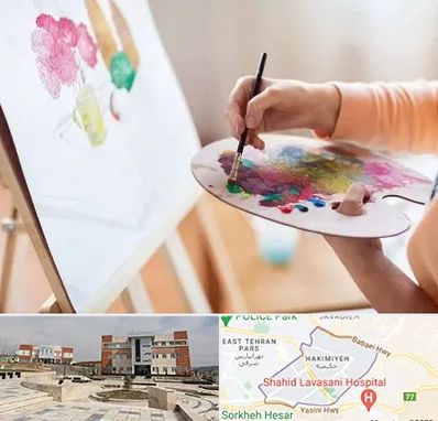 آموزشگاه نقاشی اکریلیک در حکیمیه 