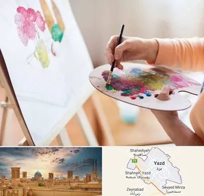 آموزشگاه نقاشی اکریلیک در یزد