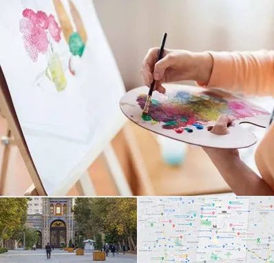 آموزشگاه نقاشی اکریلیک در منطقه 12 تهران