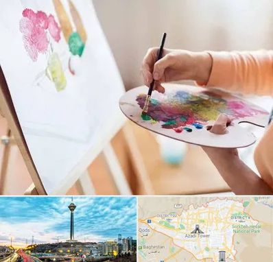 آموزشگاه نقاشی اکریلیک در تهران