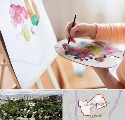 آموزشگاه نقاشی اکریلیک در نیروی هوایی