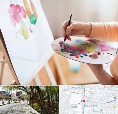 آموزشگاه نقاشی اکریلیک در خیابان توحید اصفهان