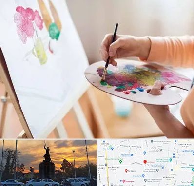 آموزشگاه نقاشی اکریلیک در میدان حر