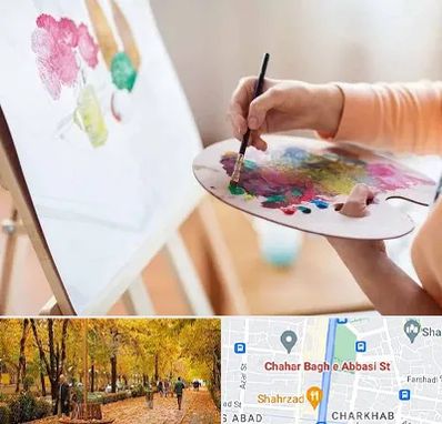 آموزشگاه نقاشی اکریلیک در چهارباغ اصفهان