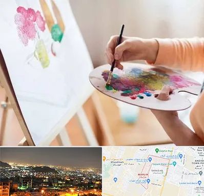 آموزشگاه نقاشی اکریلیک در مارلیک کرج