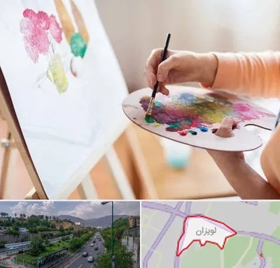 آموزشگاه نقاشی اکریلیک در لویزان